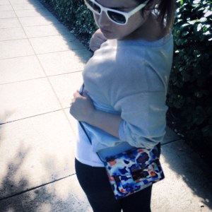 Loeffler Randall Floral Mini Rider Bag (retail $425)